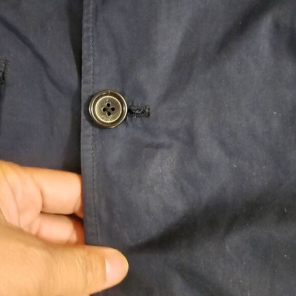 Vince Men's Size 42 Tech Navy Blazer Full Zip Jacket - Picture 6 of 11